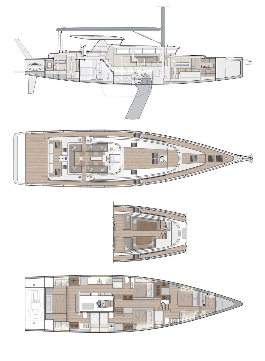 2027 MCP Global Exp 68 for sale in Guarujá, Brazil 68 ft