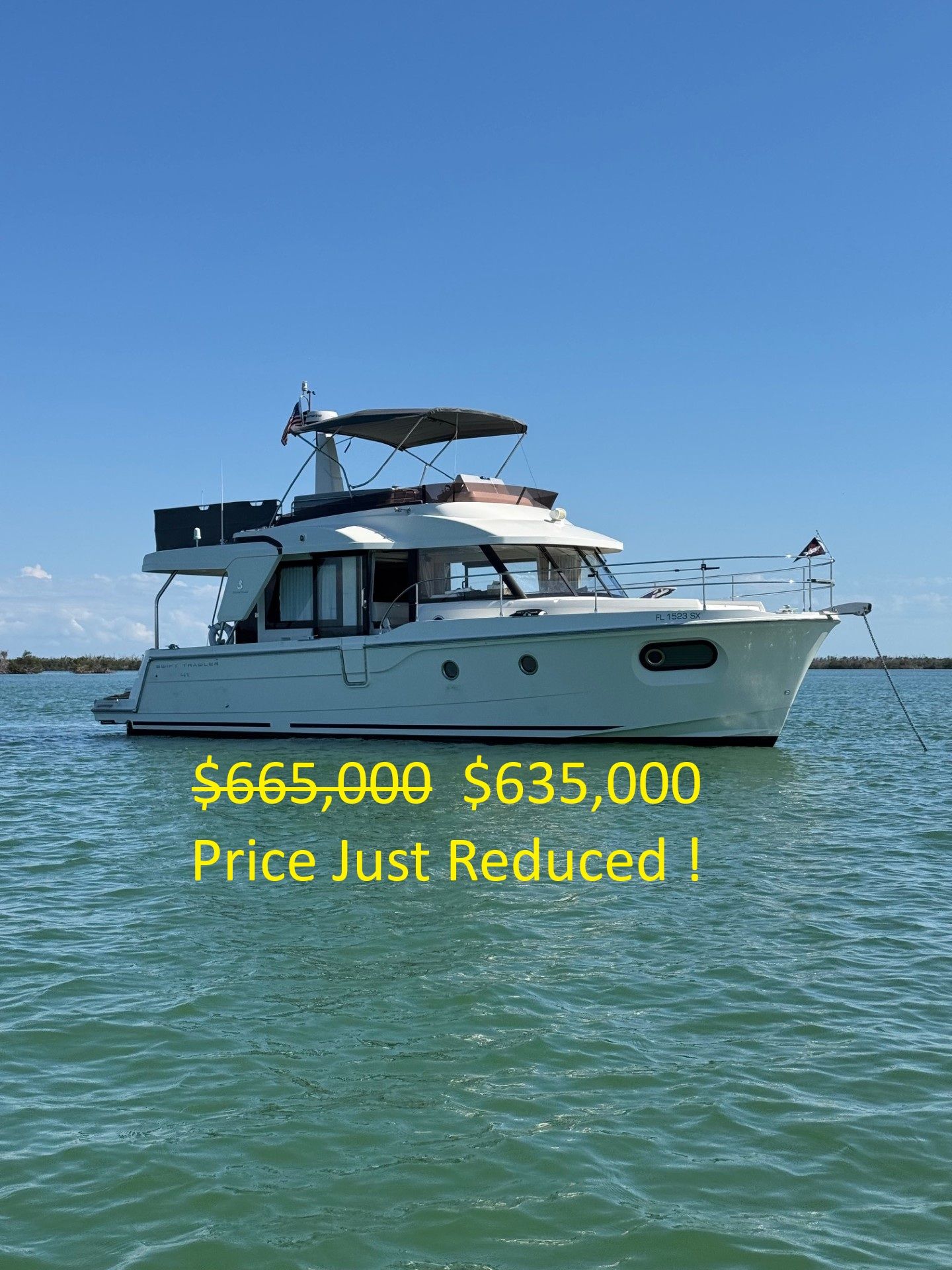 2021 Beneteau Swift Trawler 41 Fly for sale in Tarpon Springs, Florida