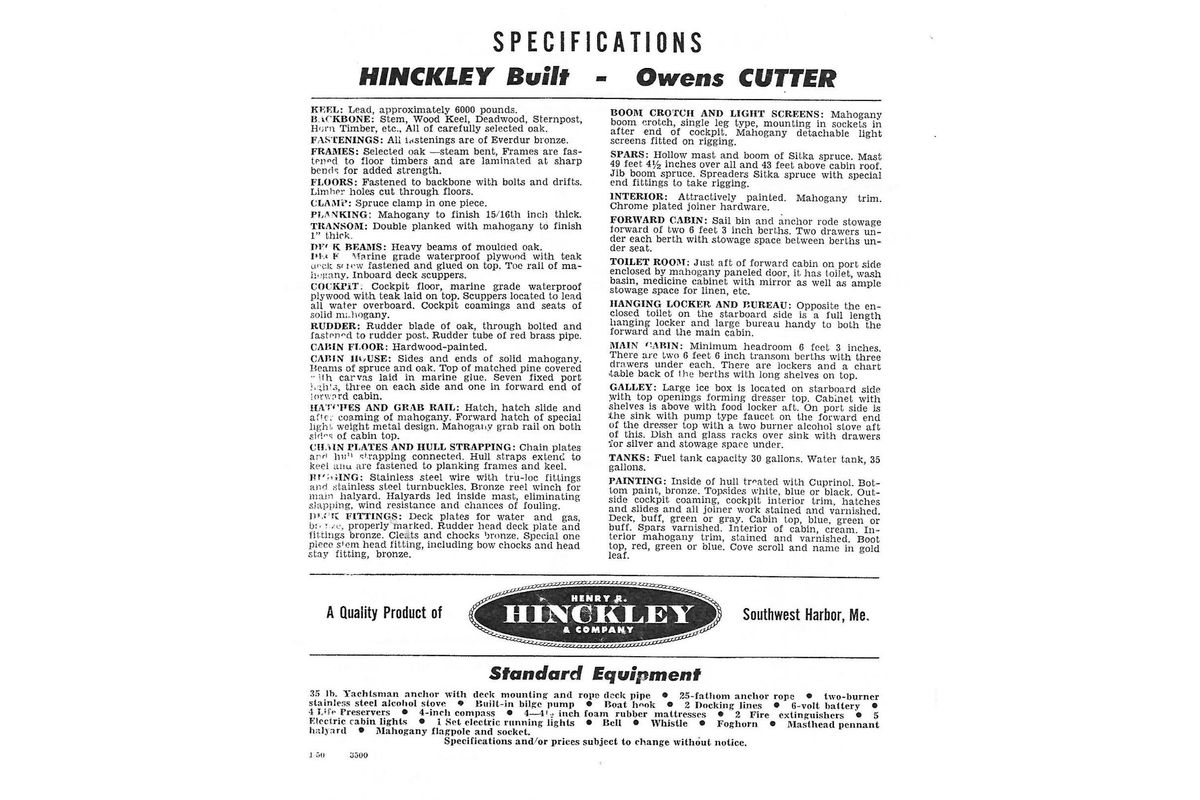 1955 Hinckley 41