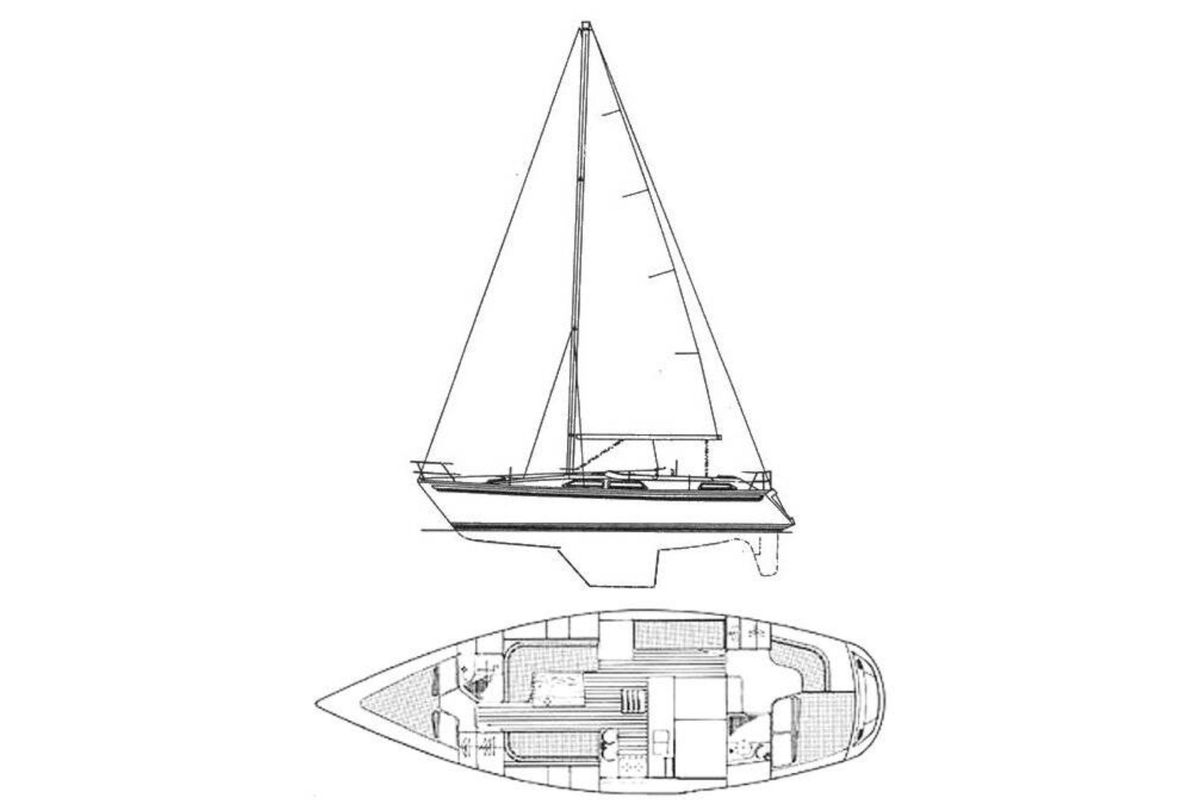 1991 Moody 376 for sale in Antibes, Alpes-Maritimes, France 38 ft