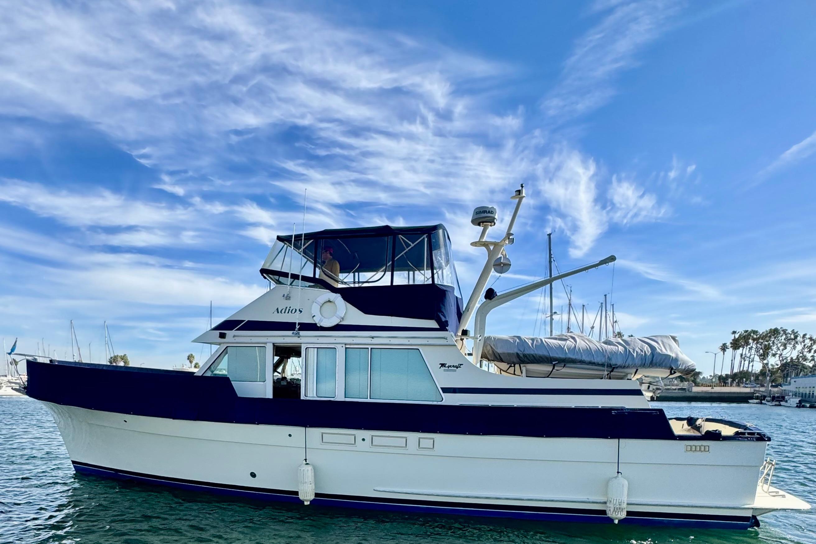 1985 Tollycraft 48 Cockpit Motor for sale in Marina Del Rey, California