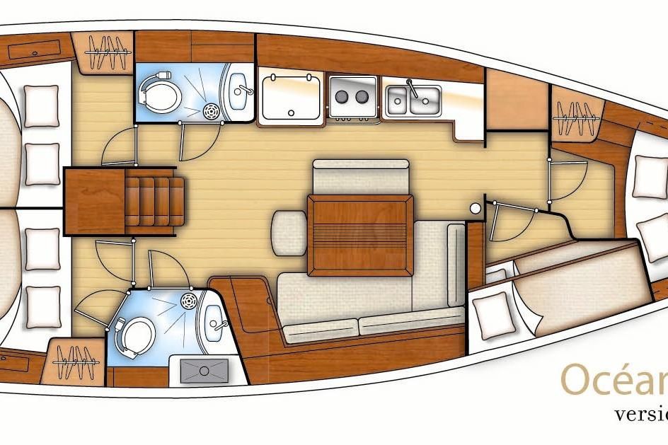 2009 Beneteau Oceanis 43 Family for sale in Bibinje, Croatia 43 ft