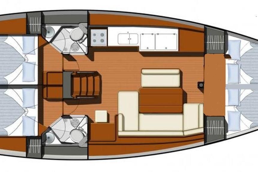 2010 Jeanneau Sun Odyssey 44i for sale in Le Marin, Martinique 45 ft