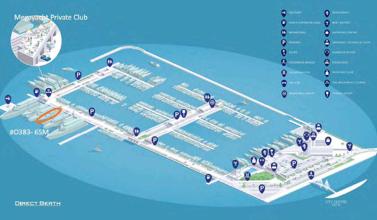 2024 Porto Mirabello 213' Marina Boats