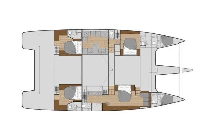 2019 Fountaine Pajot Alegria 67 Catamaran for sale in Alimos, Greece 67 ft