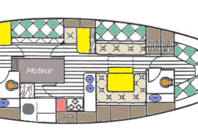 1981 Wauquiez Amphitrite 43 for sale in Pointe-à-Pitre, Guadeloupe 43 ft