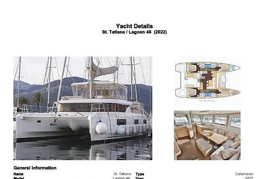 2022 Lagoon 46 en venta en Tivat, Montenegro 46 pies