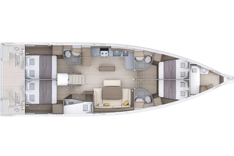 2026 Beneteau Oceanis 52 for sale in Viladamat, Girona, Spain 53 ft