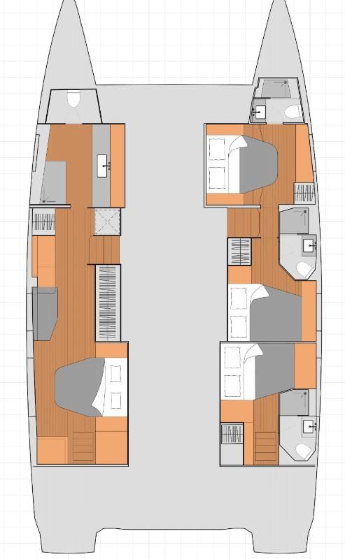 2025 Fountaine Pajot Aura 51 for sale in Taranto, Italy 52 ft