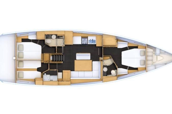 2018 Jeanneau 54 for sale in Marmaris, Turkey 53 ft