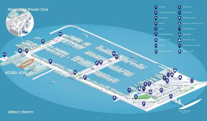 2024 Porto Mirabello 213' Marina Boats