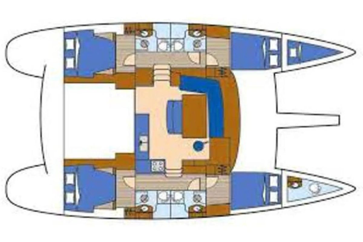 2008 Lagoon 440 for sale in Olbia, Sassari, Italy 45 ft