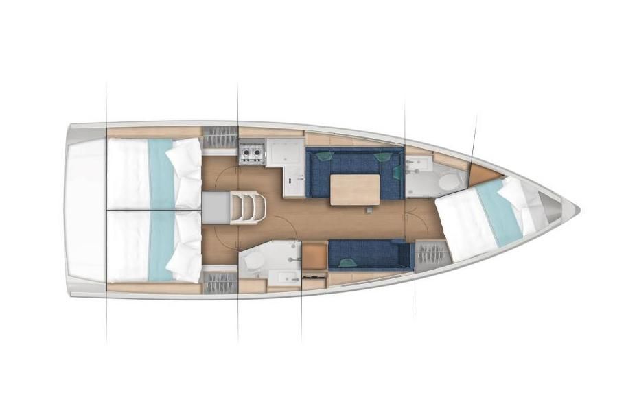 2026 Jeanneau Sun Odyssey 380 for sale in Granville, Manche, France 37 ft
