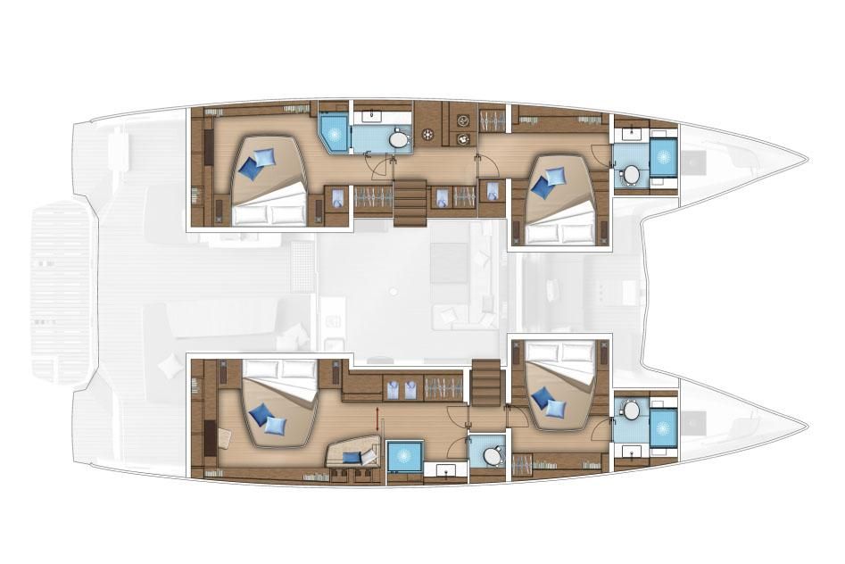 2024 Lagoon 55 en venta en Fethiye, Turkey 54 pies