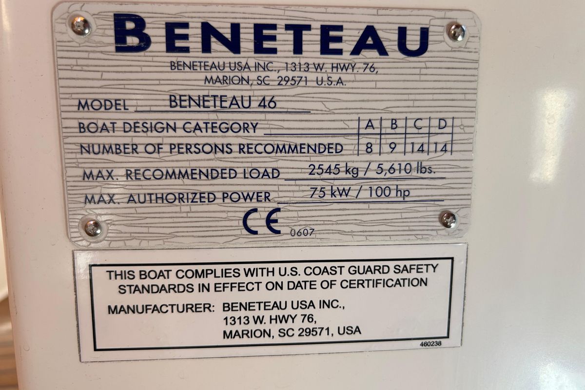 2009 Beneteau Oceanis 46 for sale in Sausalito, California 47 ft