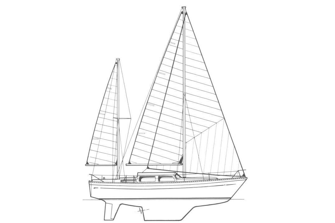 1977 Moody 42 Mk1 AC Ketch en venta en Gosport, Hampshire, United Kingdom 42 pies
