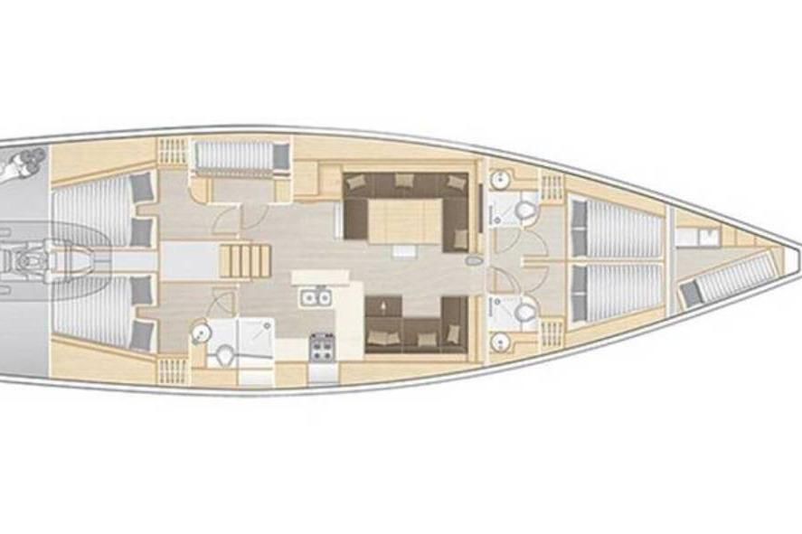 2017 Hanse 588 en venta en Sibenik, Croatia 56 pies