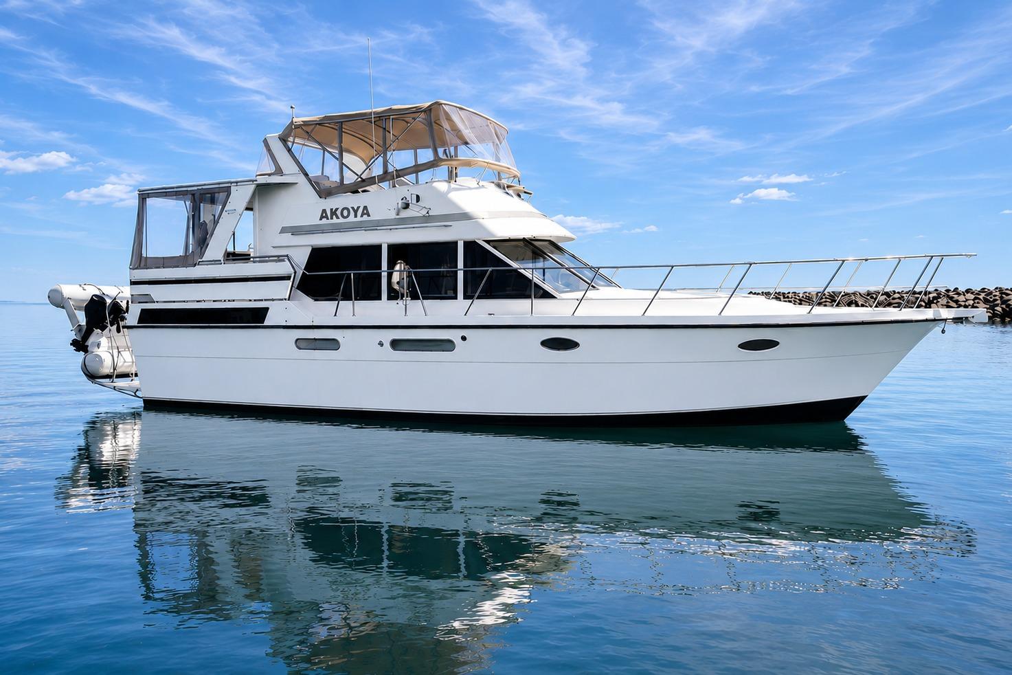 1989 Marine Trader Transworld 39 Aft Cabin Trawler