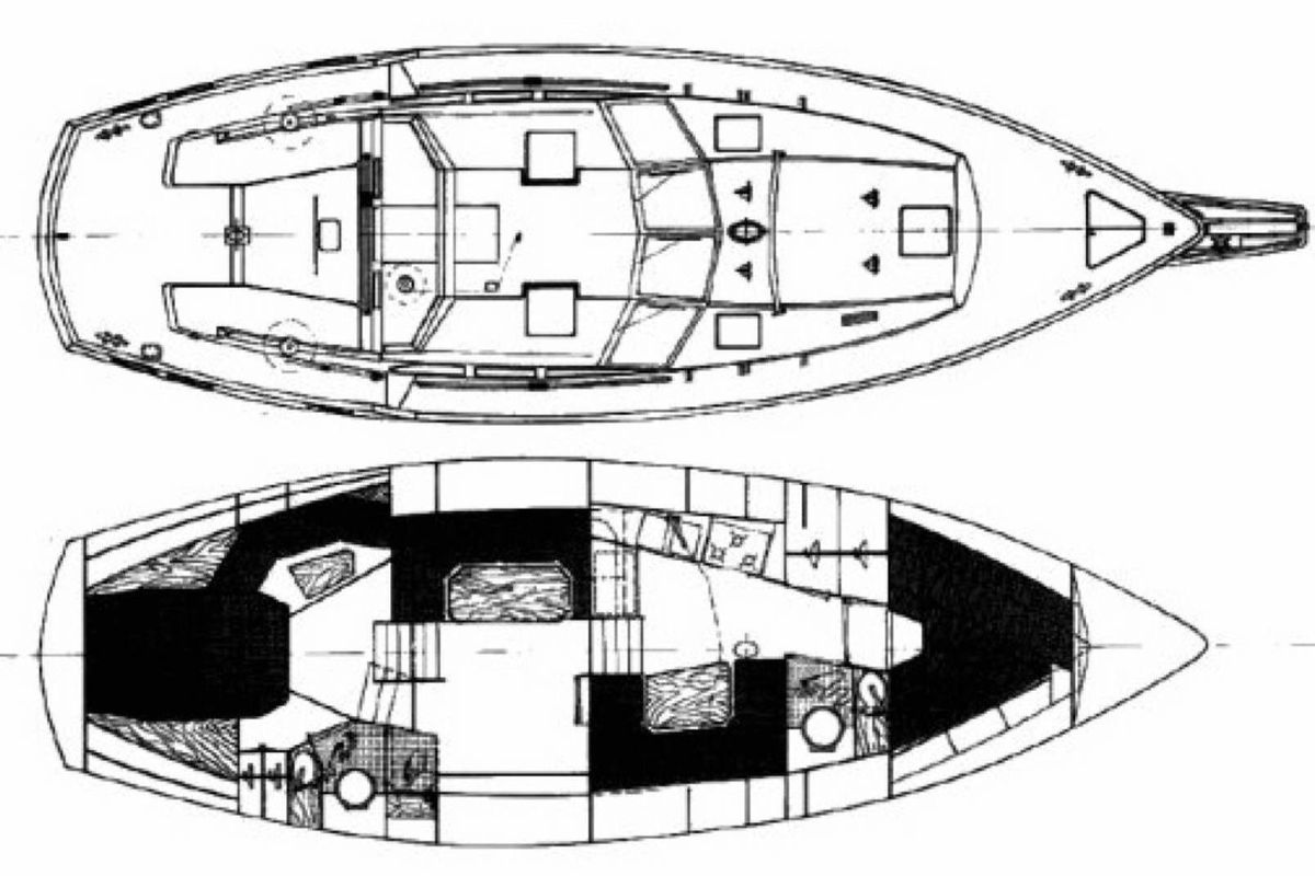 1985 Siltala Nauticat 40 Sloop