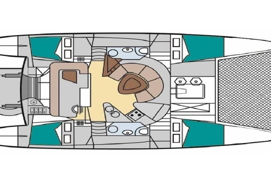 1995 Fountaine Pajot Athena 38