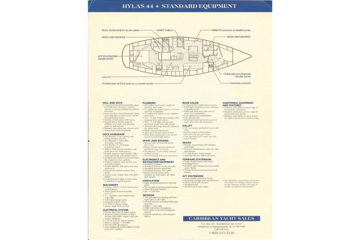 1989 Hylas 44