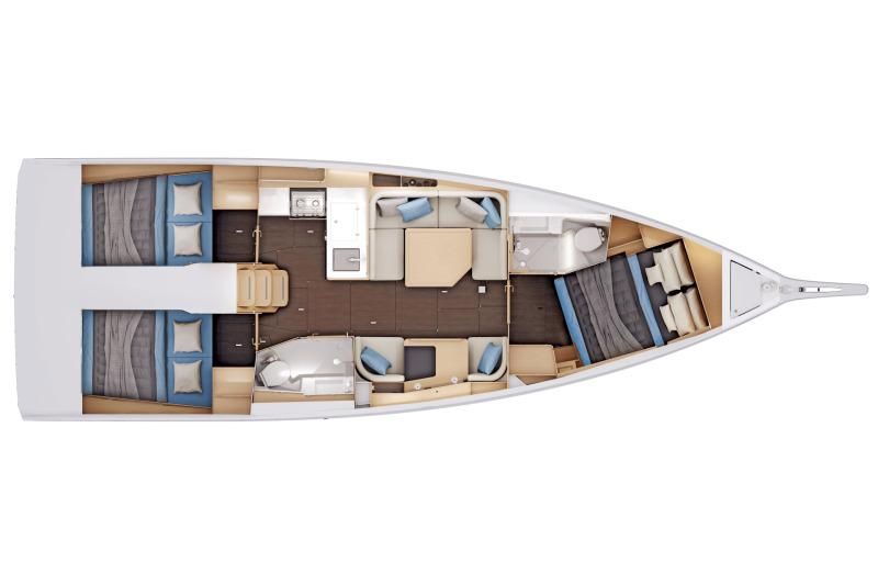 2026 Jeanneau Sun Odyssey 415 for sale in Granville, Manche, France 40 ft