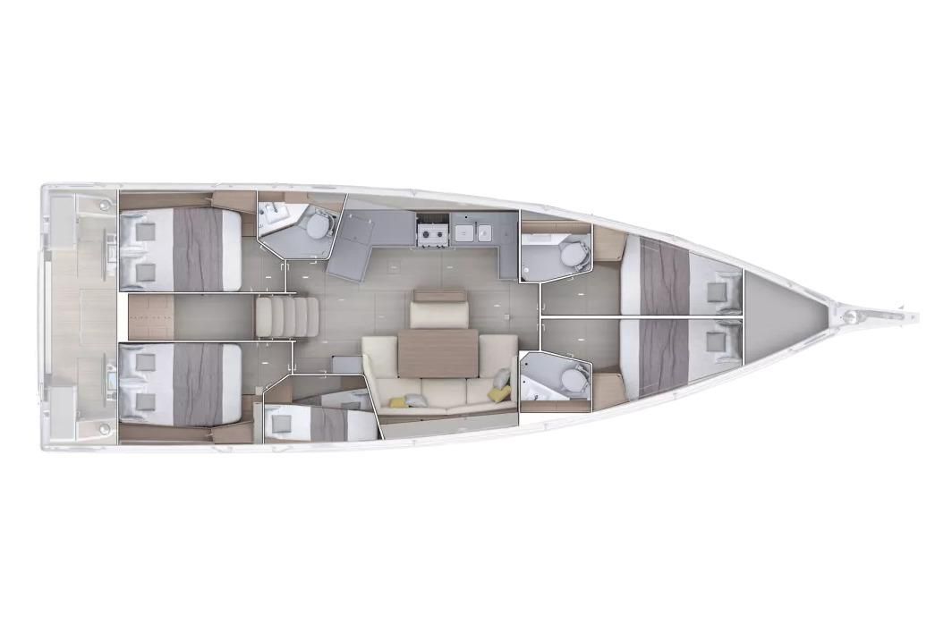 2026 Beneteau Oceanis 47 for sale in Dénia, Alicante, Spain 48 ft