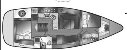 2007 Hunter 41 Aft Cockpit