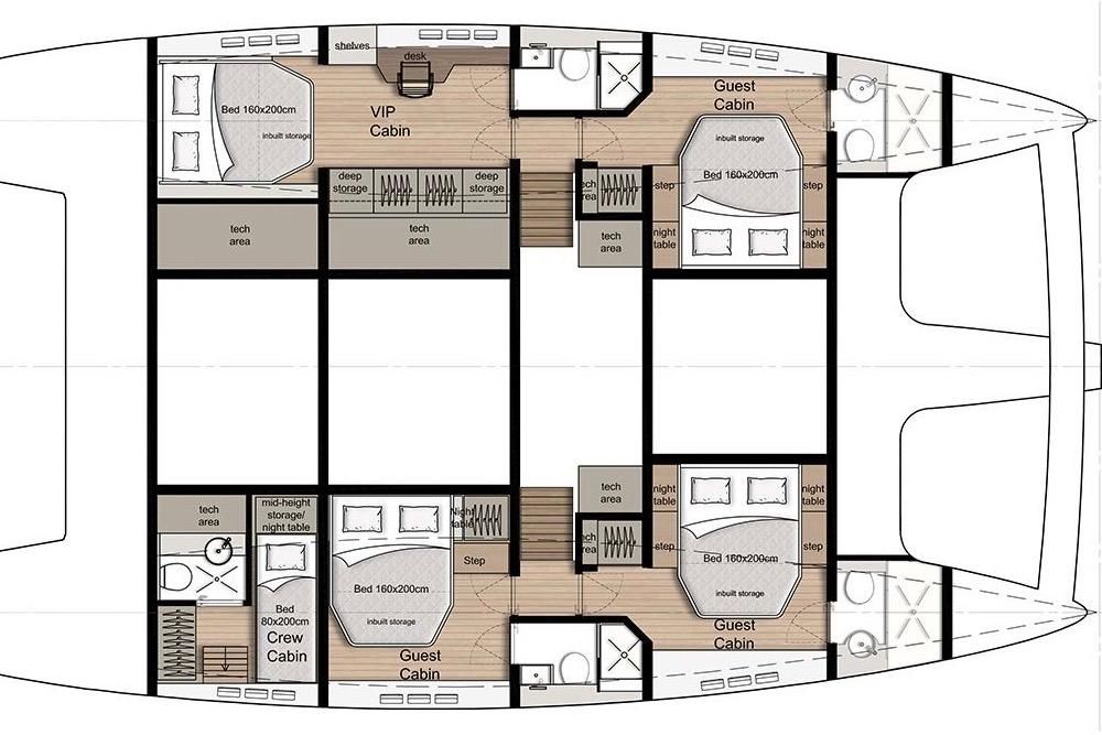 2019 Sunreef 50 en venta en Fethiye, Turkey 53 pies