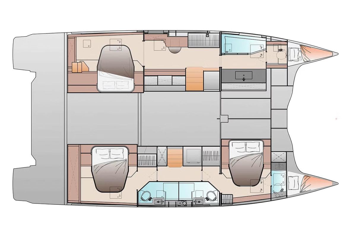 2026 Fountaine Pajot Fp48 Catamaran for sale in Tortola, British Virgin Islands 42 ft