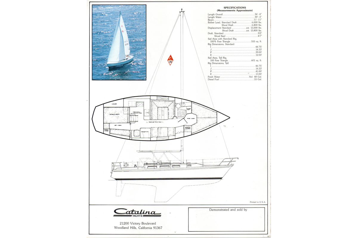 1986 Catalina 36