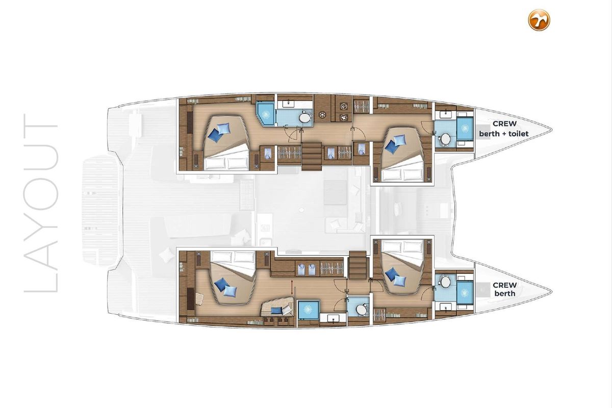 2023 Lagoon 55 en venta en Multihull, Croatia 54 pies