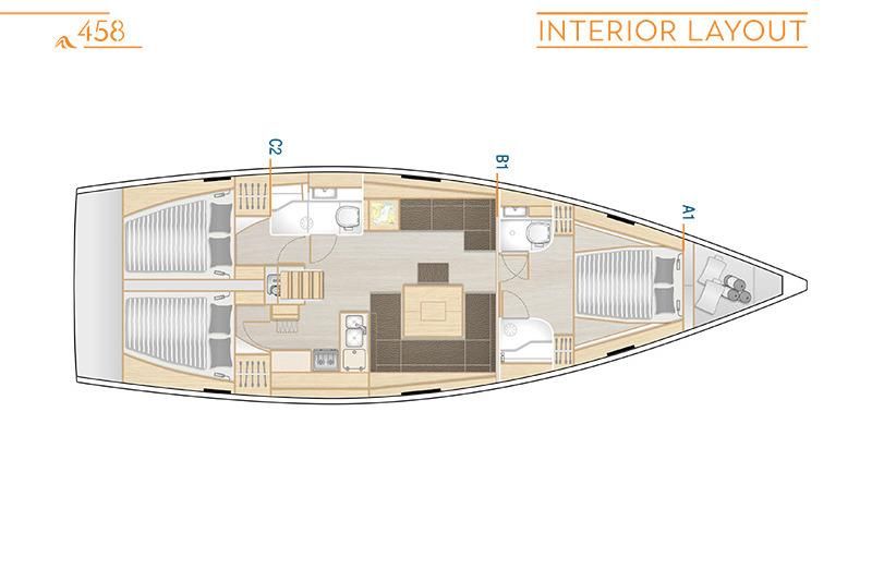 2020 Hanse 458 for sale in Sibenik, Croatia (46 ft)