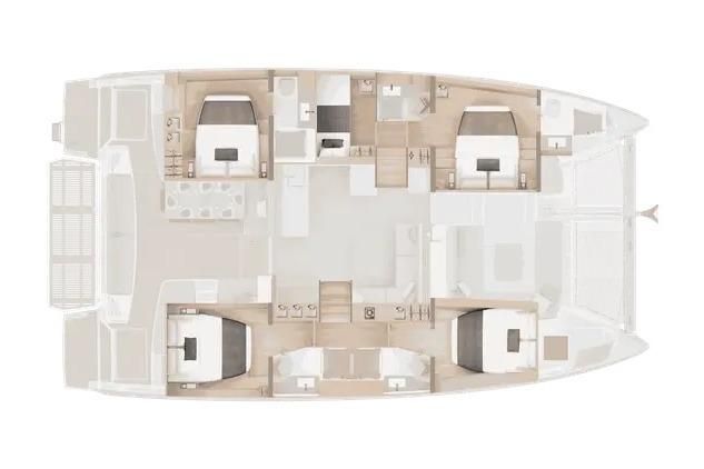 2027 Lagoon 47 for sale in Les Sables-d'Olonne, Vendée, France 47 ft