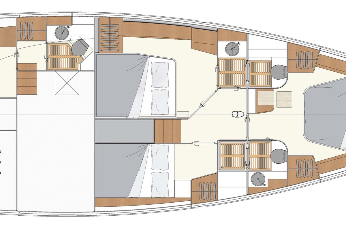 2016 Moody 54 DS for sale in Tivat, Montenegro 56 ft