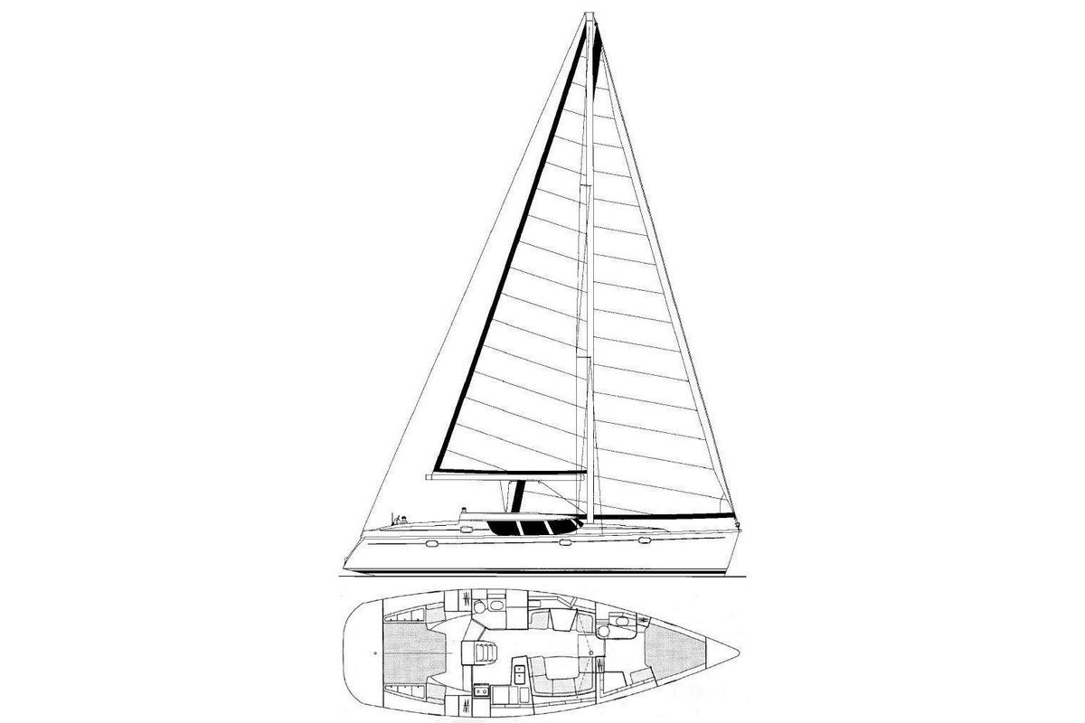 2003 Jeanneau Sun Odyssey 43 DS for sale in Leros, Greece 42 ft